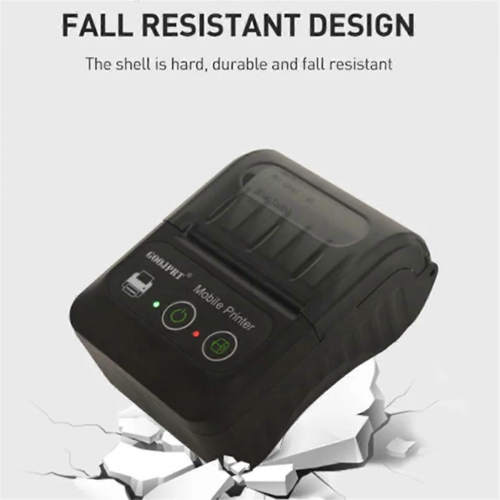 Reçu thermique Bluetooth portable pour terminal de point de vente, prise UE 1