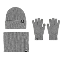 Ensemble bonnet, écharpe, gants et gants tactiles pour hommes et femmes