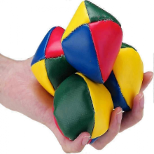 Lot de 15 balles de jonglage pour débutants - Balles d'entraînement durables et souples pour HYDd