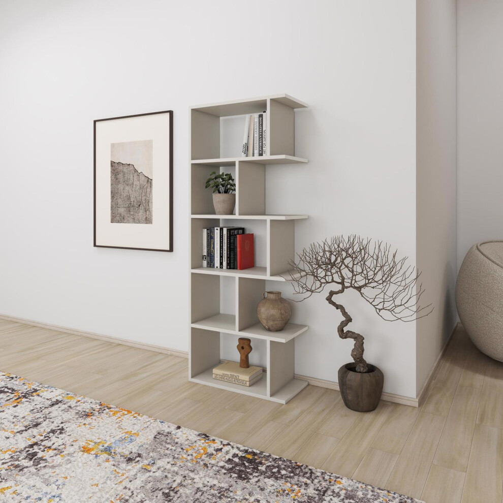 Sandstone Bookcase Corner Display Book Shelf
