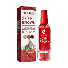 Ouhoe Tanning Spray,outdoor Tanning Self Tanning No Tanning, Bronzing Skin Moisturising Beauty Tanning Spray 100ml