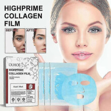 6pcs OUHOE Hydrolyzed Collagen Protein Film Gel Facial Mask Paper Anti Wrinkle Moisturizing Soluble Face Filler Firming