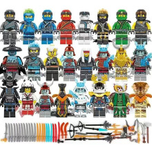 (Ninjago 24 Piece - B) Ninjago 24 Piece Mini Figure Set Fits Lego Toys