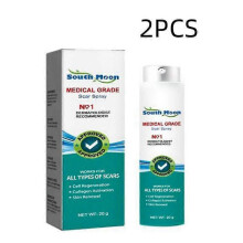 2pcs Scar Removal Spray Stretch Mark Reduction Spray Body Repair Spray Skin Smooth