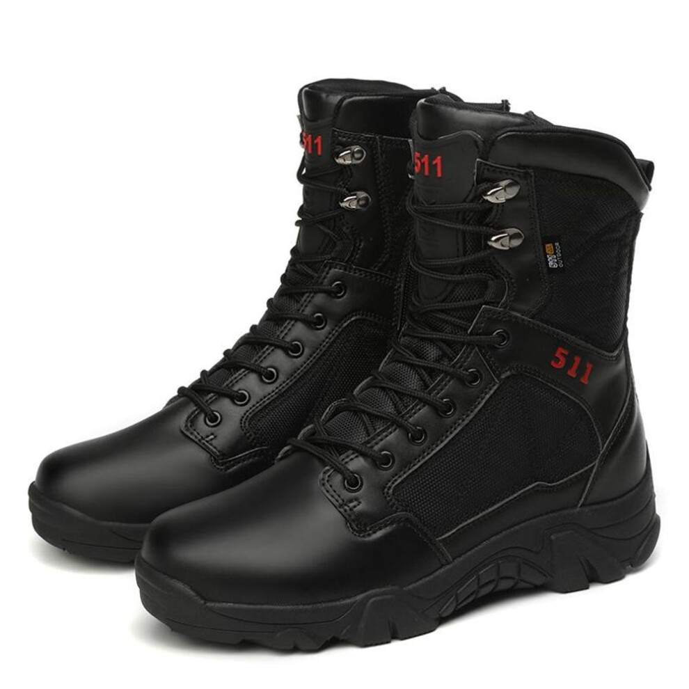 (black, 39) MCTIN Men&apos;s Ankle Boots Casual Zipper Outdoor Platform Shoes Trainers Training Shoes Mid-calf Boots