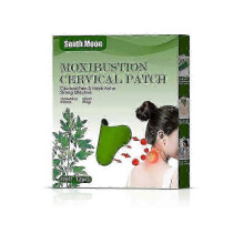 South Moon Argy Wormwood Cervical Sticker Cervical Vertebra Warmer Pad Warm Moxibustion Argy Wormwood Patch Neck Hump Hot Compress Patch Pain Relievin