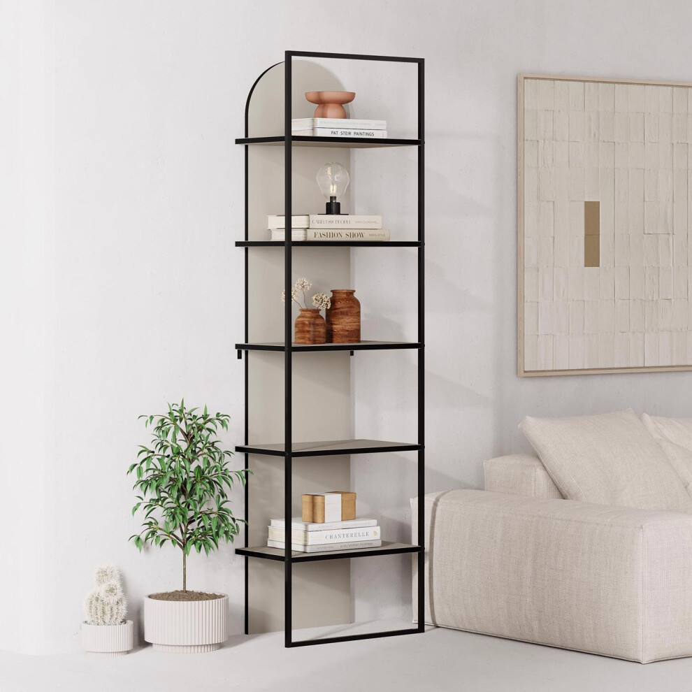 New Fwstyle Sandstone Bookcase Corner Display Book Shelf Cream M.kt.02.24446.8