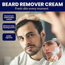 East Moon Men's Hair Removal Cream Gentle Cleaning Non-Irritating Beard Removing Body Armpit Hair Chest Hair Removal Cream -