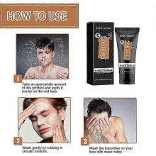 East Moon Men's Facial Scrub Deep Cleansing Skin Facial Foreign Trade Wholesale Exclusive for Cross-Border -
