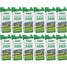 Lakeland Dairies Semi-Skimmed Milk | 12 Pack of 1Ltr | Long Life | Delicious & High in Protein