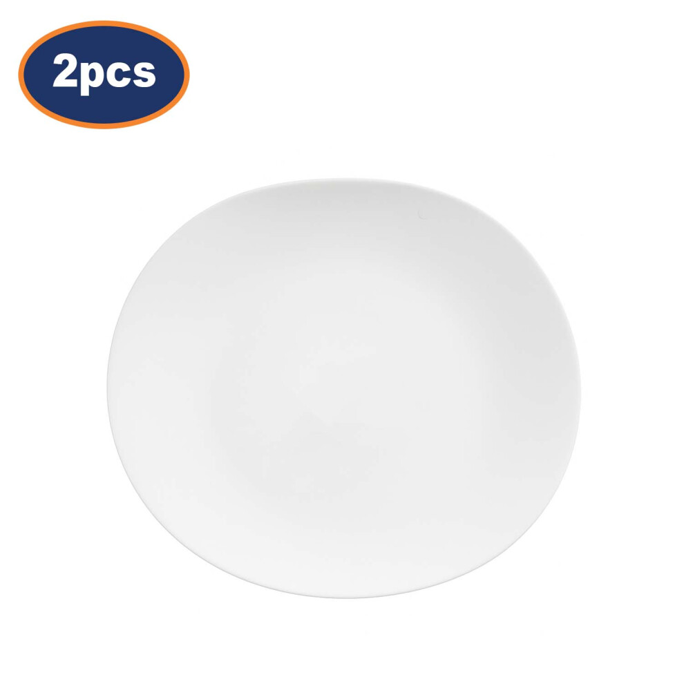 Serving Plate Tempered Glass 31cm Curved Oval Dish Platter Zenix 2pcs Dinnerware-image-OPC-PHGYTCS-NEW
