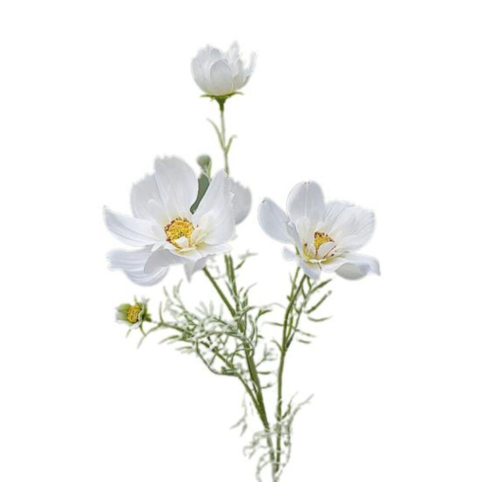 (white) Simple Fake Flowers Fine Workmanship Multi-purpose Home Decor Luxury Big Galsang Flowers Home Wedding Party Decoration for Wedding