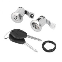Barrel Lock Door Lock Set with 2 Keys for Peugeot Partner Citroen Xsara Berlingo E2U267