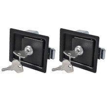 2PCS Trailer Tool Box Locks Door Paddle Handle Latch Anti-Theft Paddle Locks for RV Truck Trailer DS