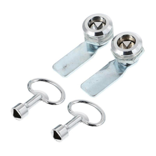 2 Sets Distribution Box Triangle Lock Creative Power Cabinet Lock Power Box Lock 2