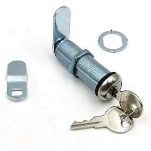 Extra Long Cam Lock with Key Code 8025, 2" Weatherproof Rv Lock, Thick Drawer And Compartment Doors, Replaces Ch751 Lock.