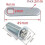 Extra Long Cam Lock with Key Code 8025, 2" Weatherproof Rv Lock, Thick Drawer And Compartment Doors, Replaces Ch751 Lock. 2