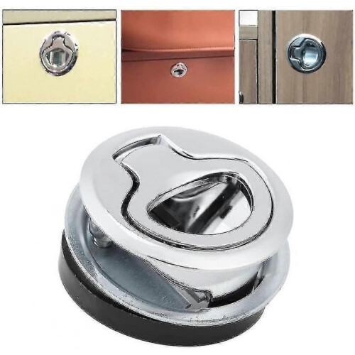 Marine Stainless Steel Flush Pull Hatch Latch, Boat Hatch Handle, Panel Lock Inset Pull Handle Lock,wuzhou 1