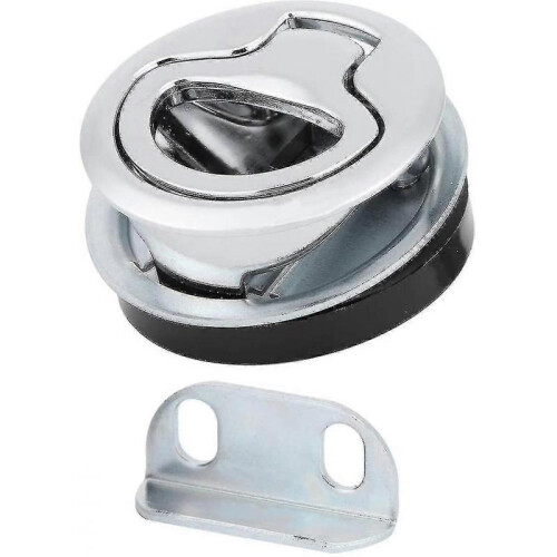 Marine Stainless Steel Flush Pull Hatch Latch, Boat Hatch Handle, Panel Lock Inset Pull Handle Lock,wuzhou