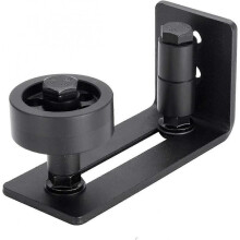 Adjustable Floor Guide Wall - Door Lower Guide for Sliding Wooden Door Black