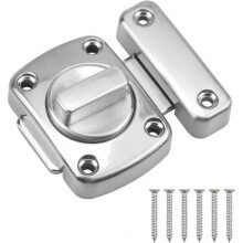Door Latch Small Latches Security Door Latch Zinc Alloy Latch for Door Bathroom Bedroom Toilet with