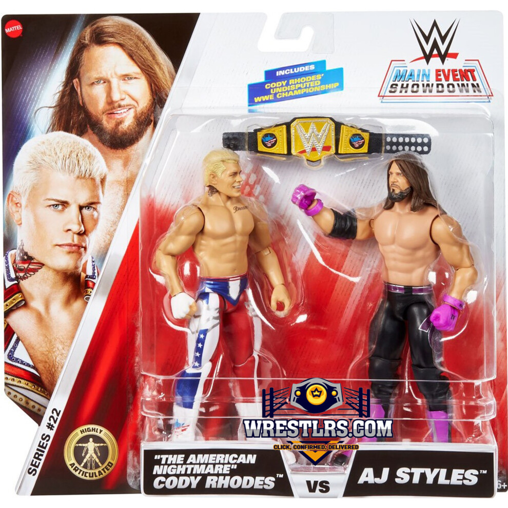 Wwe Cody Rhodes & Aj Styles - Main Event Showdown Series 22