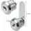 Mailbox lock, security lock cabinet door accessory with 2 keys 2
