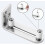Floor Guide Sliding Door Guide Wall Mount Door Guide Guided Ball Bearings Silver 4