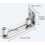 Floor Guide Sliding Door Guide Wall Mount Door Guide Guided Ball Bearings Silver 5