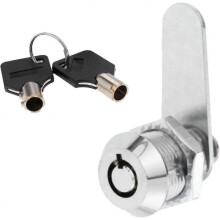 Zinc Alloy Tubular Lock for Security Drawer Door Cylinder Mailbox Tool Box Lock with 2 Keys