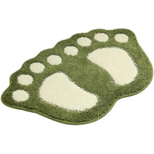 Cute Paw Shaped Bathroom Rug Non-Slip Bath Mat 15.7" X 23.6"(40cm X 60cm ) , Toilet Bathtub Doormat Absorbent Quick-drying Washable Durable
