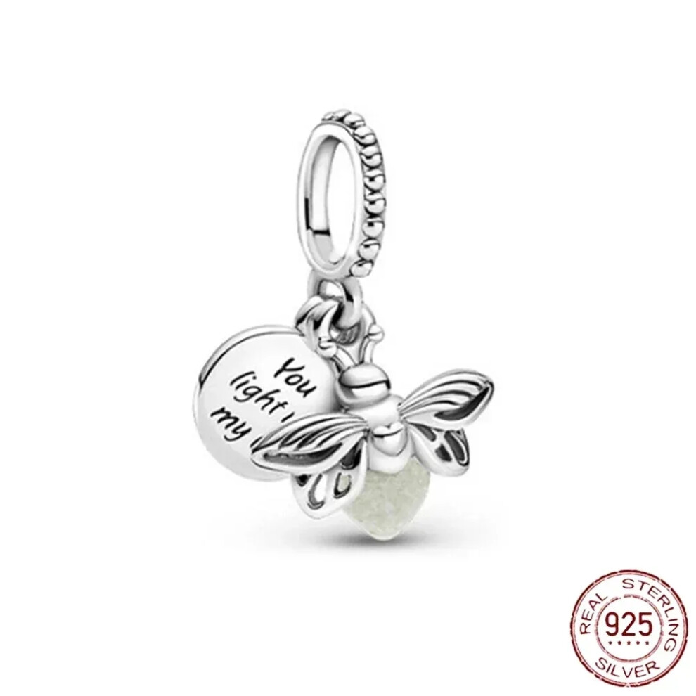 (SMC574) 2025 NEW Original 925 Sterling Silver Family Tree Heart Animal Mother Wings Heart Beads Charms for DIY Bracelet Women Jewelry Gift-image-OPC-PHGZ5FD-NEW