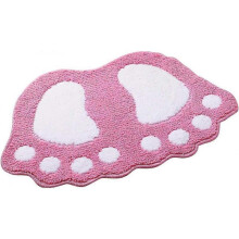 Non Slip Bath Mat Big Feet Bathroom Shower Rugs Shaggy Carpet Absorbent Doormat Floor Mat 40 * 60CM