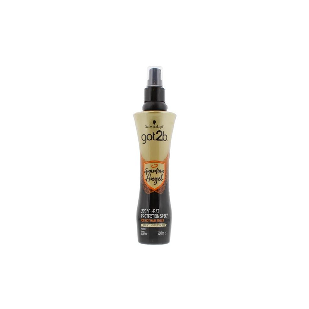 3 x Schwarzkopf Got2b Guardian Angel Heat Protection Spray 200ml