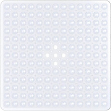 Square Shower Mat Non Slip Anti Mould - 53 x 53cm Rubber Shower Mat for Inside Shower, Anti Slip Shower Mats with Drain Holes & Suction Cups, Machine