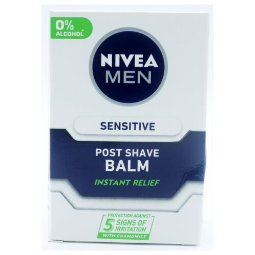 NIVEA NIVEA Men Sensitive Balsamo Dopobarba Lenitivo con Vitamina E e Camomilla 100ml
