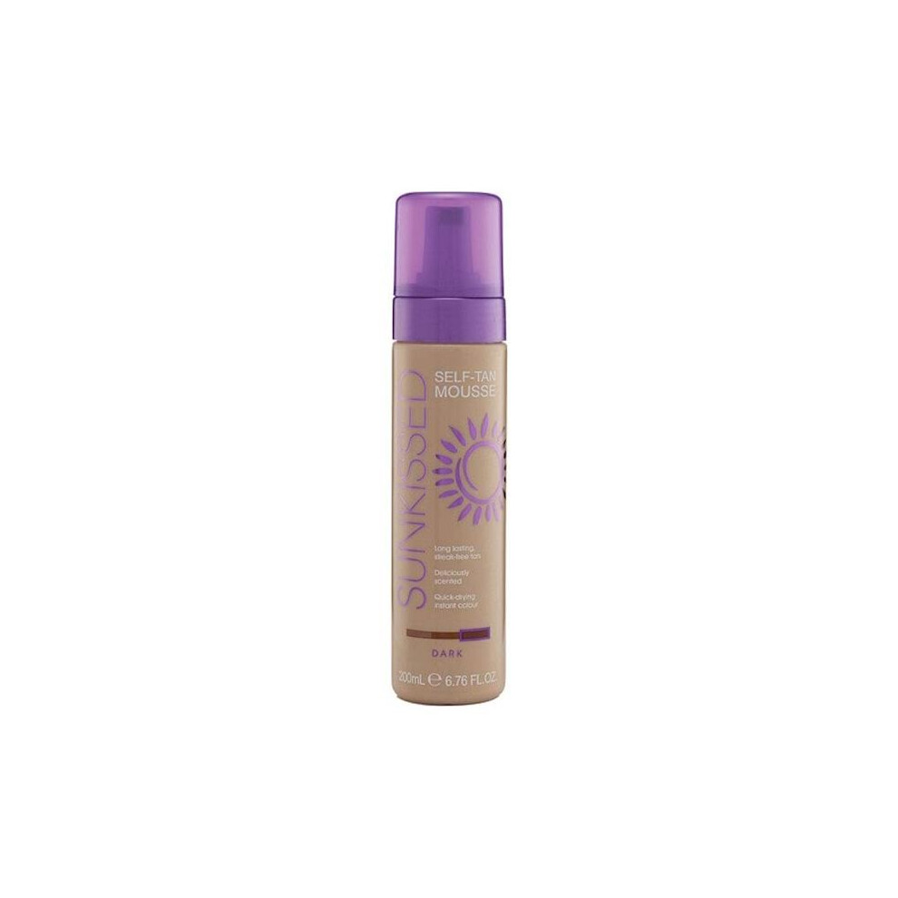 3 x Sunkissed Self-Tan Mousse Dark 200ml