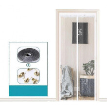 (90x 210CM, white) Magnetic Screen Door Curtain Anti-Mosquito Net