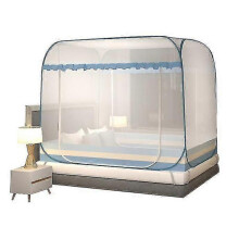 (1.5*2.0m, blue) Mosquito Net Bed Canopy, Portable Travel Mosquito Nets