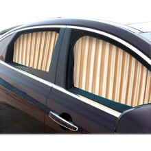 (gold) Sun Protection for Car, Curtain, Magnetic, for UV Protection, Heat Protection