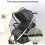 (Black) Universal Mosquito Net For Pushchair 4