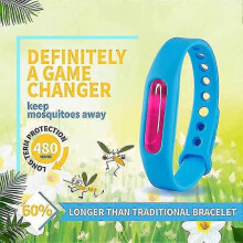 Mosquito Repellent Bracelets , Pandycare 6 Pcs Silicone Insect Repellent Mosquito Bands, Insect Bracelet Killer for Adults  Kids Outdoor - 100% Natur