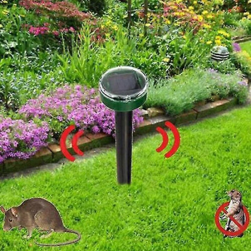 Eco-Friendly Solar Power Ultrasonic Mole Snake Mouse Pest Reject Repeller Control For 2