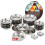22 piece outdoor camping tableware 1