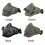 (Khaki)Tactical Airsoft Mask Half Face Adjustable Mesh Mask For Airsoft/Cs Game 2