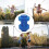 8 Pcs Trampoline Enclosure Pole Cap Pe Bounding Table Protective Cover Cap for Net 2