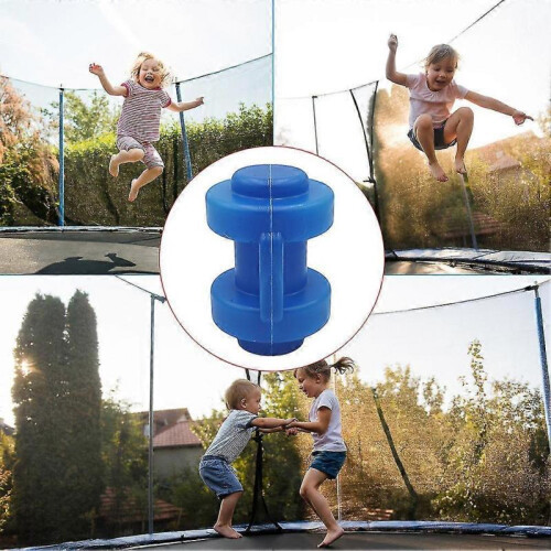 8 Pcs Trampoline Enclosure Pole Cap Pe Bounding Table Protective Cover Cap for Net 1