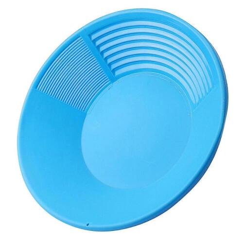 (Light Blue) Gold Pan Basin Nugget Mining Dredging Prospecting Sifting Panning 385x80mm