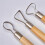 3pcs Pottery Clay Tools 7 Inch Flat Wire Cutter Diy Sculpting Set for Pottery 4