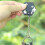 (Black) Multifunctional Outdoor Tool Hexagonal Folding Coin Cutter Keychain Screwdriver 5